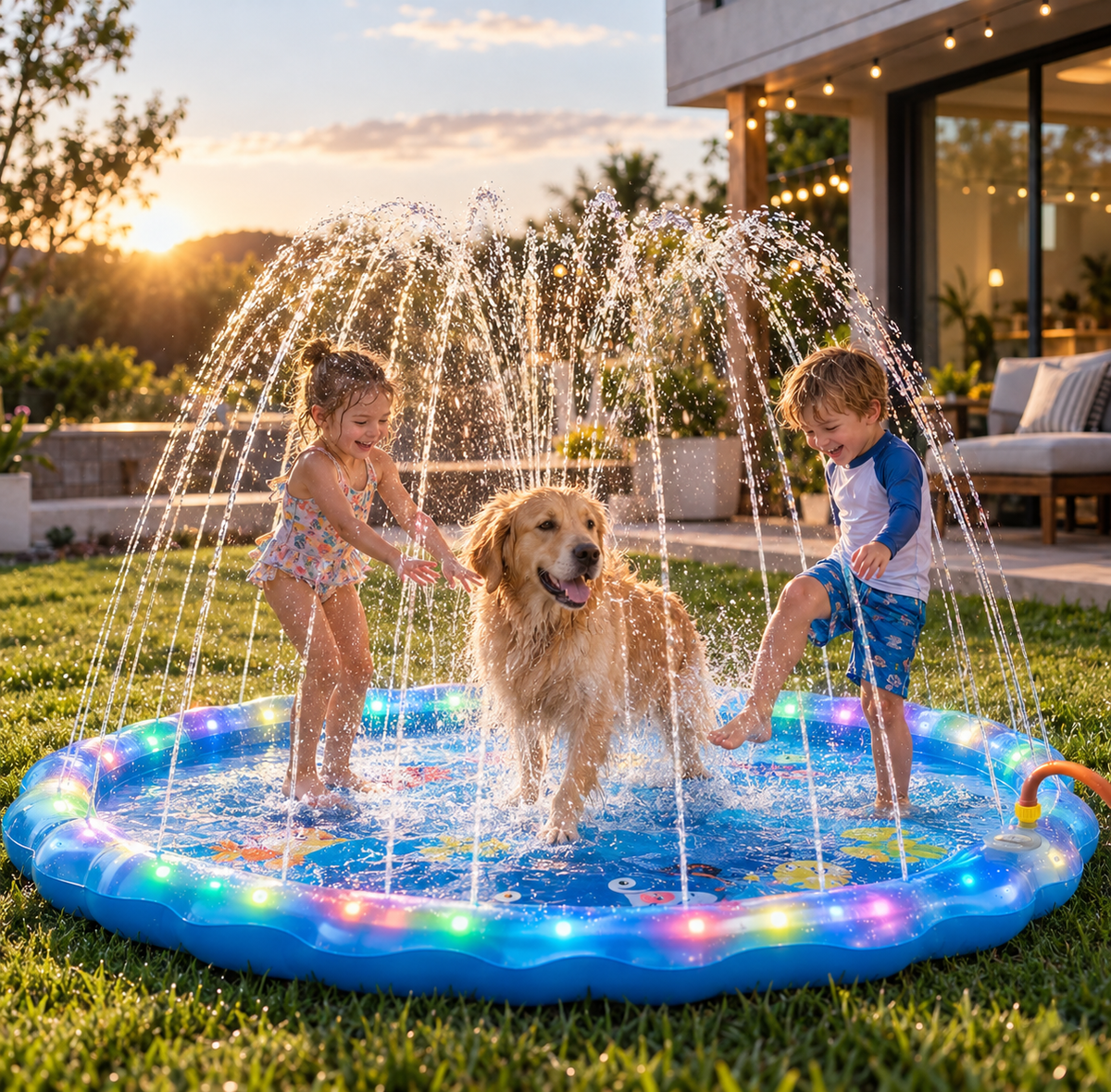 LED Splash Pad with Sprinkler: The Ultimate Backyard Water Play Guide